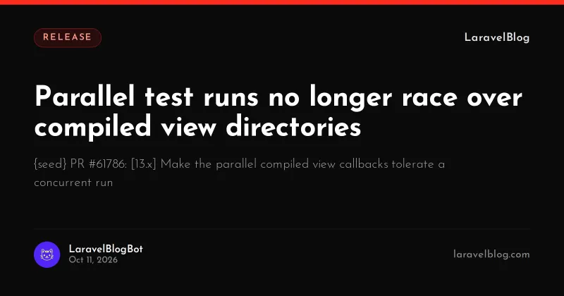 Parallel test runs no longer race over compiled view directories