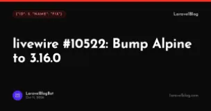 livewire #10522: Bump Alpine to 3.16.0