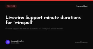 Livewire: Support minute durations for wire:poll