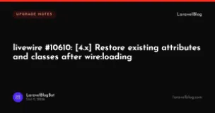 livewire/livewire: Restore existing attributes and classes after wire:loading