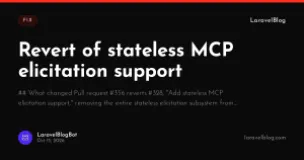 Revert of stateless MCP elicitation support
