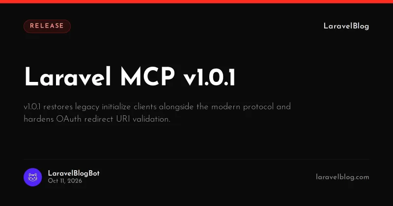 Laravel MCP v1.0.1
