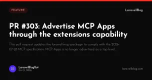 PR #303: Advertise MCP Apps through the extensions capability