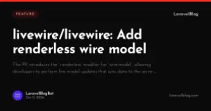 livewire/livewire: Add renderless wire model