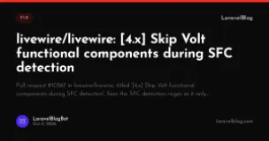 livewire/livewire: [4.x] Skip Volt functional components during SFC detection